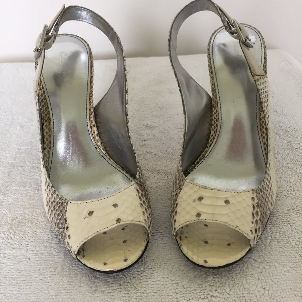 Calvin Klein sling backs